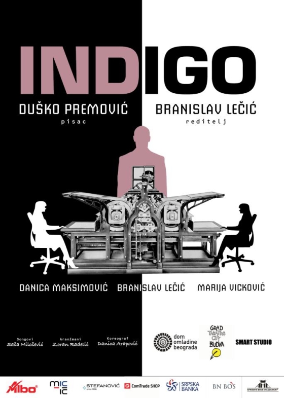 Представа " Индиго" <br>Дом омладине Београда, <br>Град театар Будва и Смарт студио