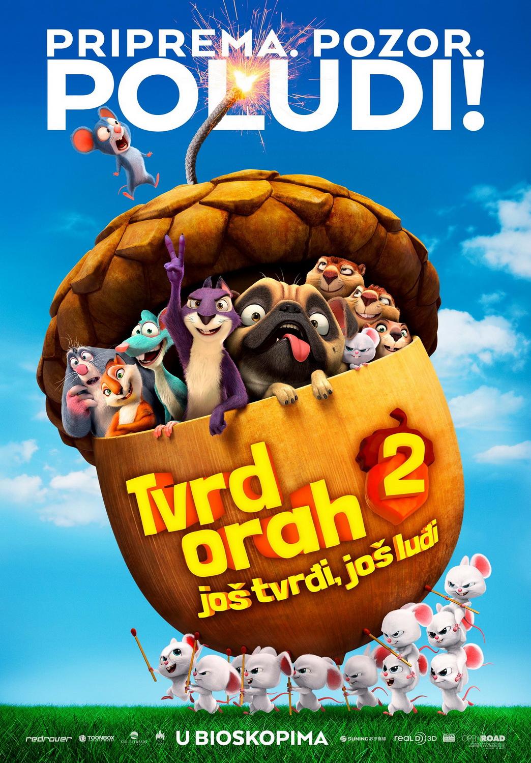 Crtani film „Tvrd orah 2“ 3D (sinhronizovano)
